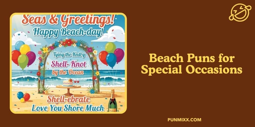 Beach Puns for Special Occasions