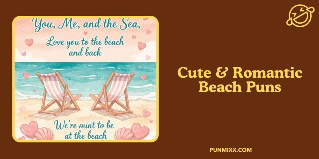 Cute & Romantic Beach Puns