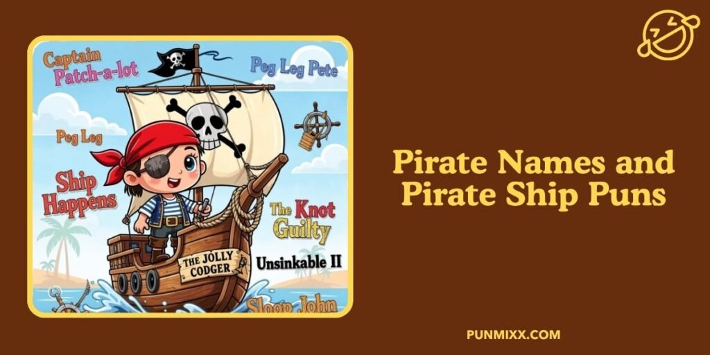 Pirate Names and Pirate Ship Puns