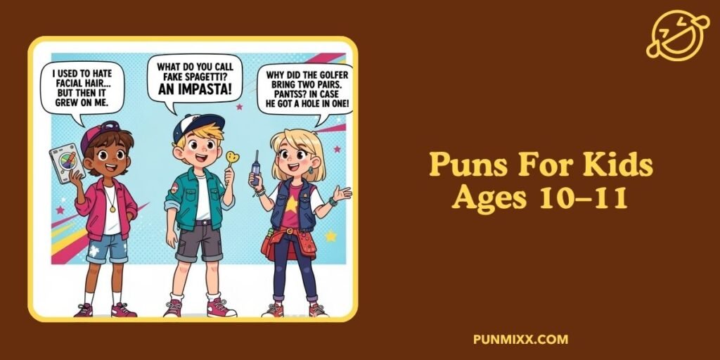 Puns For Kids Ages 10–11
