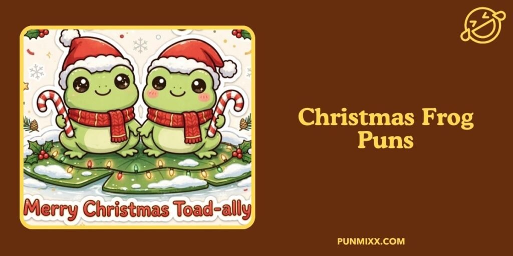 Christmas Frog Puns