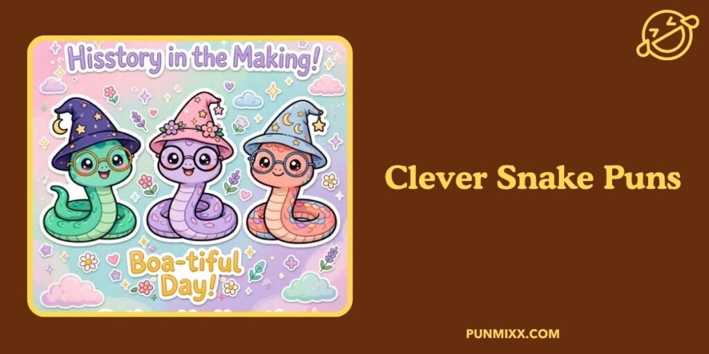 Clever Snake Puns