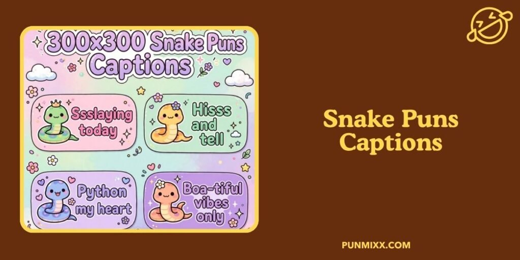 Snake Puns Captions