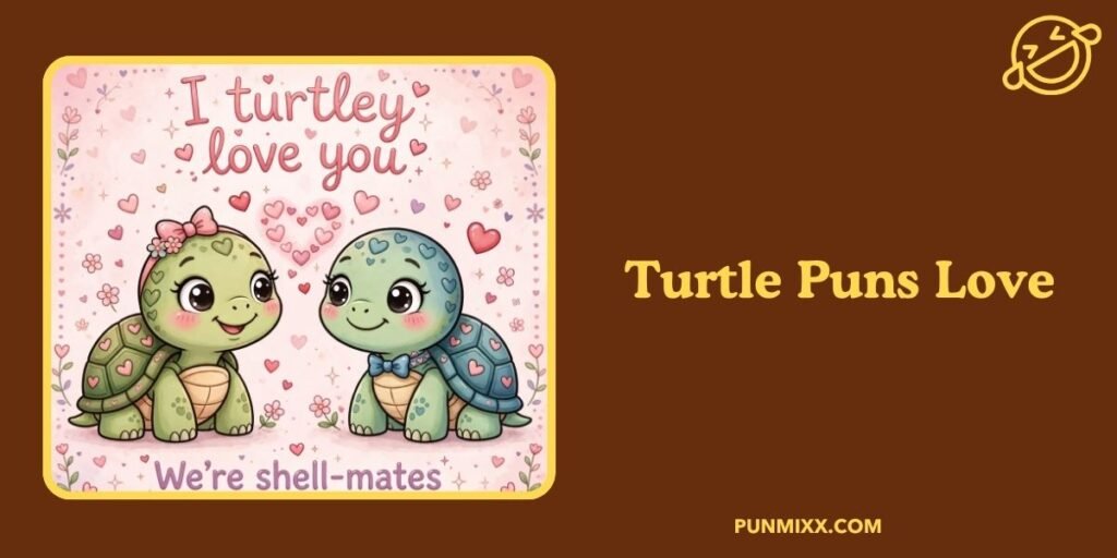 Turtle Puns Love